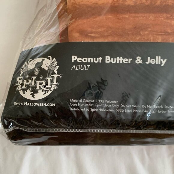 Spirit Halloween Peanut Butter and Jelly Couple Costume One Size New - Picture 3 of 6